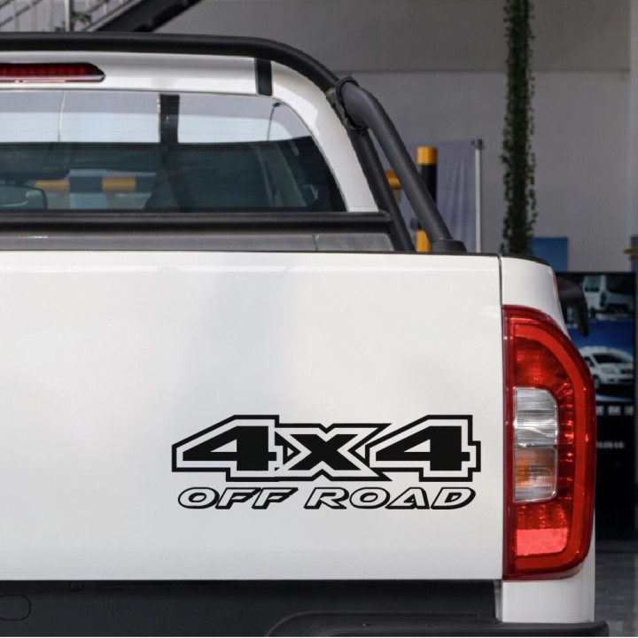 2x 4x4 Off Road 4wd Die Cut Style 2 Stickers Decals - DecalsHouse