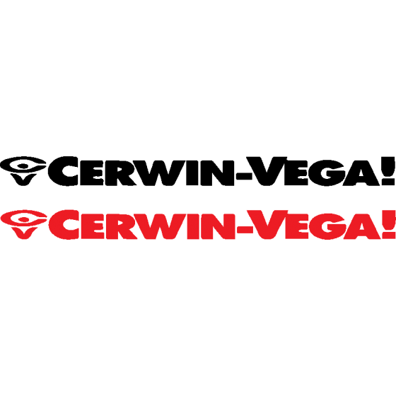 2x Cerwin Vega Logo Style 1...