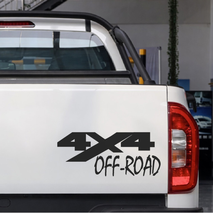 2x 4x4 Off Road 4wd Die Cut Style 7 Stickers Decals - DecalsHouse