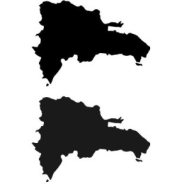 Buy Dominicaanse Republiek Map Decal Sticker Online