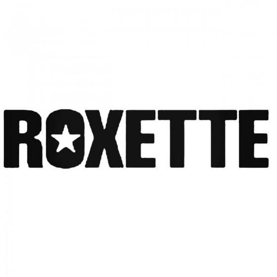 Roxette Band Decal Sticker