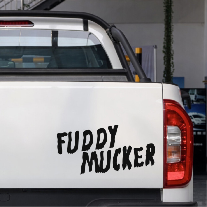 2x Fuddy Mucker 4x4 4wd Off Road Die Cut Stickers Decals - DecalsHouse