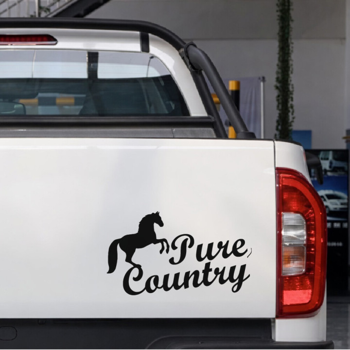 2x Pure Country 4x4 4wd Die Cut Stickers Decals - DecalsHouse