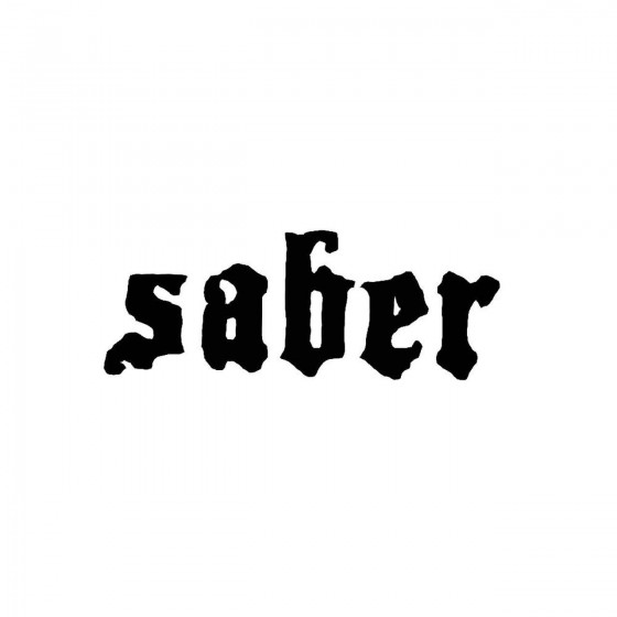 Saberband Logo Vinyl Decal