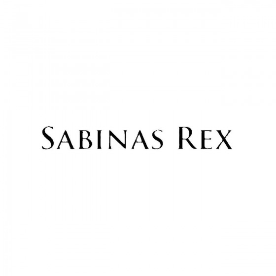Sabinas Rexband Logo Vinyl...