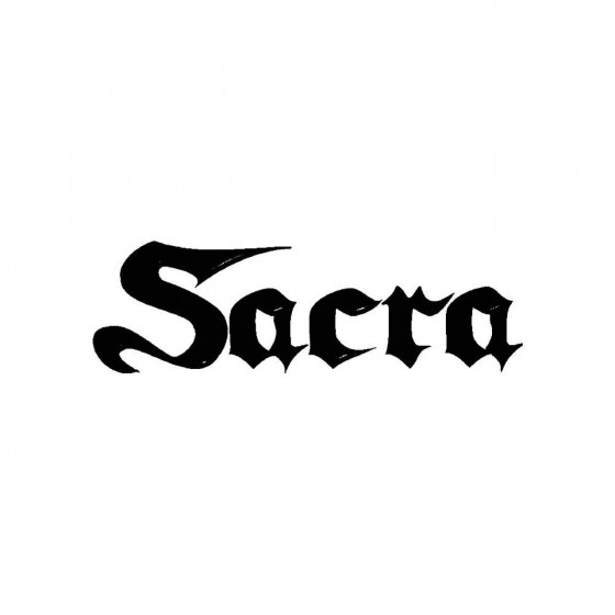 Sacraband Logo Vinyl Decal