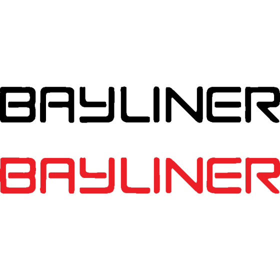2x Bayliner Decals Stickers