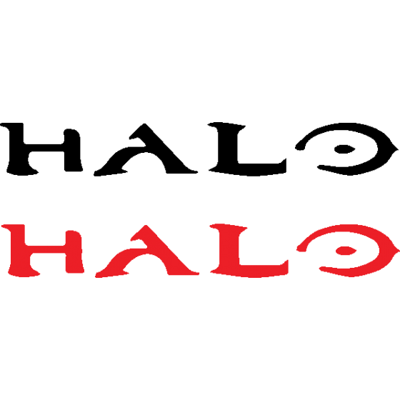 2x Halo Logo Silhouette...