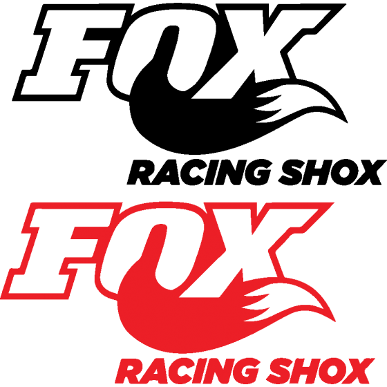2x Fox Racing Shox Decals...