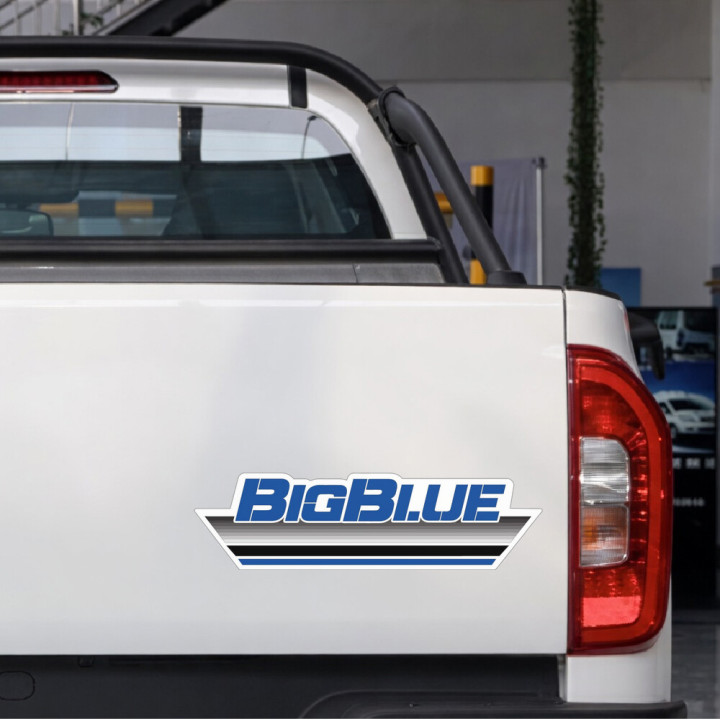 Honda Big Red Blue 1 Stickers Decals - DecalsHouse