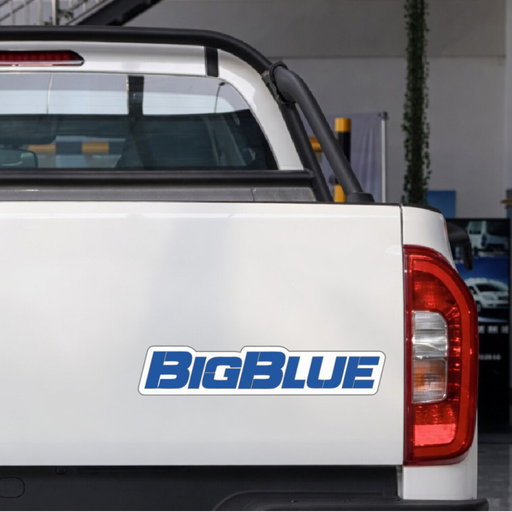 Honda Big Red Blue 3 Stickers Decals - DecalsHouse