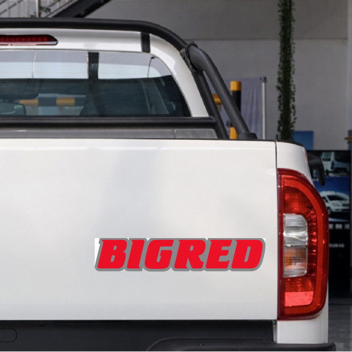 Honda Big Red Style 3 Stickers Decals - DecalsHouse