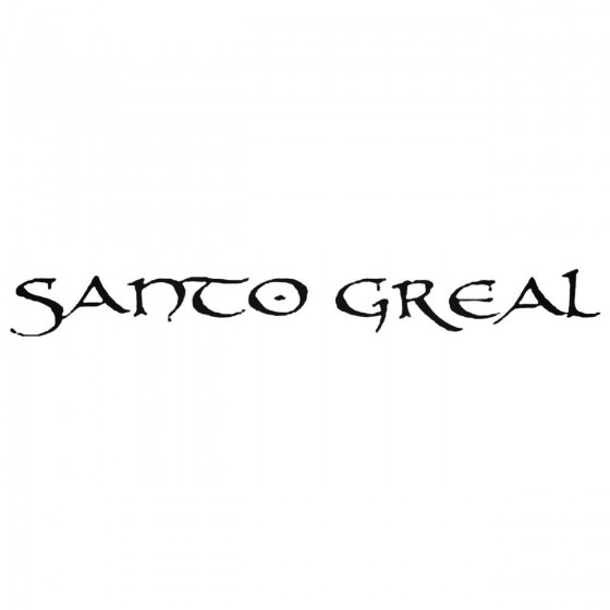 Santo Greal Band Decal Sticker
