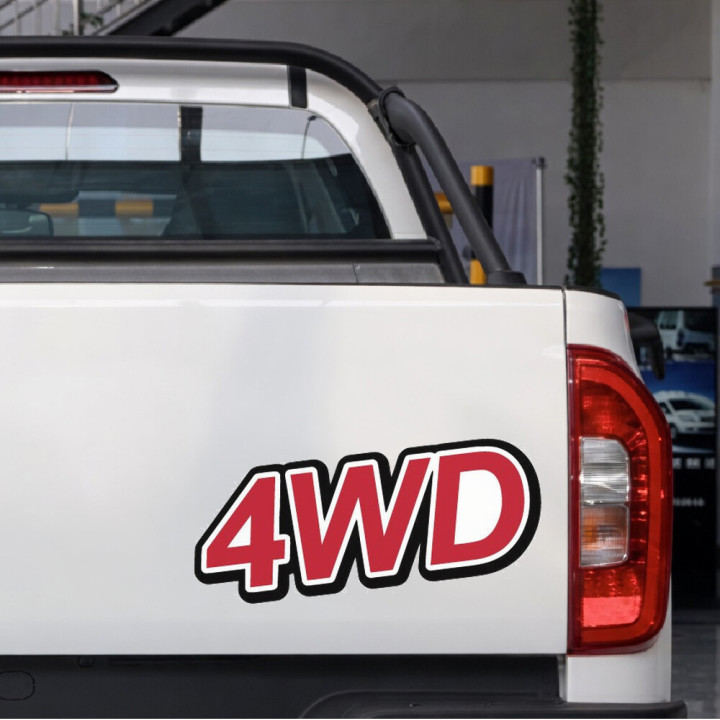2x 4wd Stickers Decals - DecalsHouse