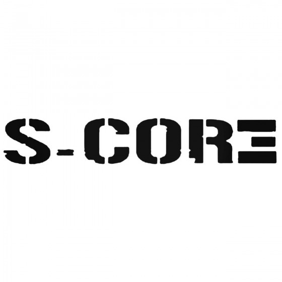 S Core Band Decal Sticker