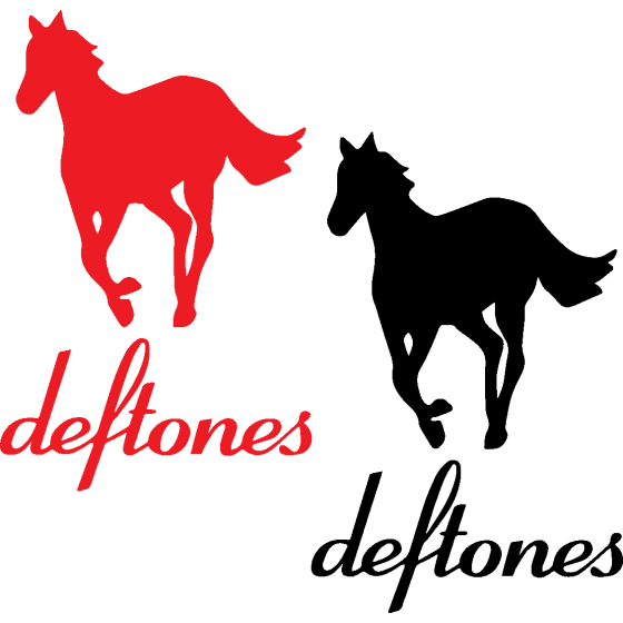 2x Deftones Pony Decals...