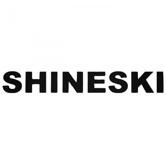 Shineski Band Decal Sticker