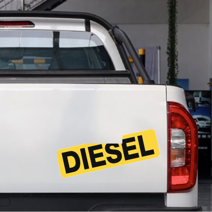 2x Diesel Style 3 Stickers Decals - DecalsHouse