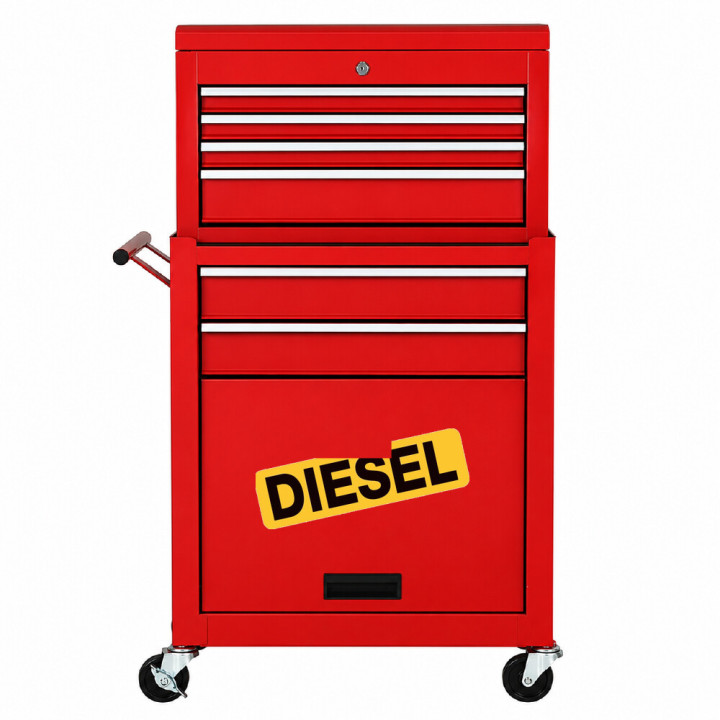 2x Diesel Style 3 Stickers Decals - DecalsHouse