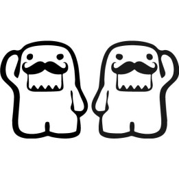 Buy Domo Met Snor Jdm Decal Sticker Online