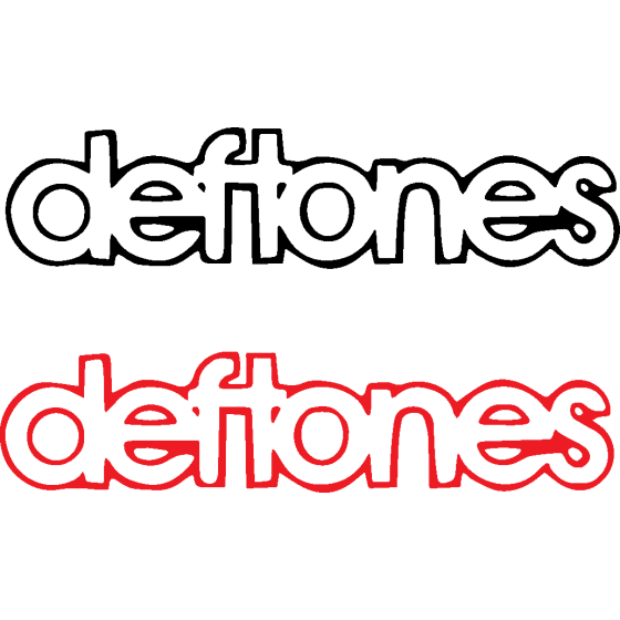 2x Deftones Logo Vinyl...