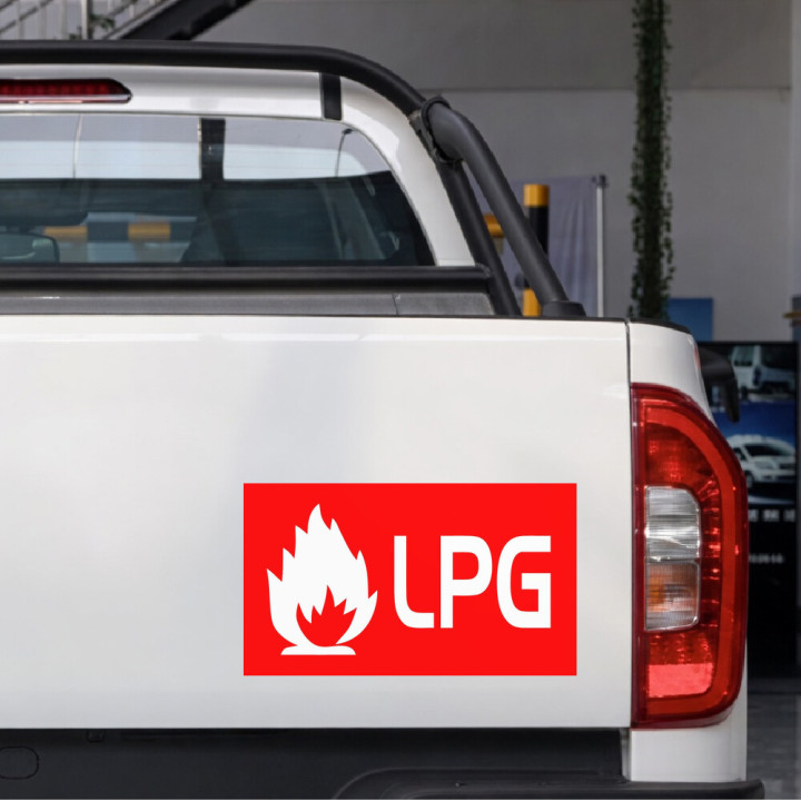 2x Lpg Diesel Stickers Decals - DecalsHouse