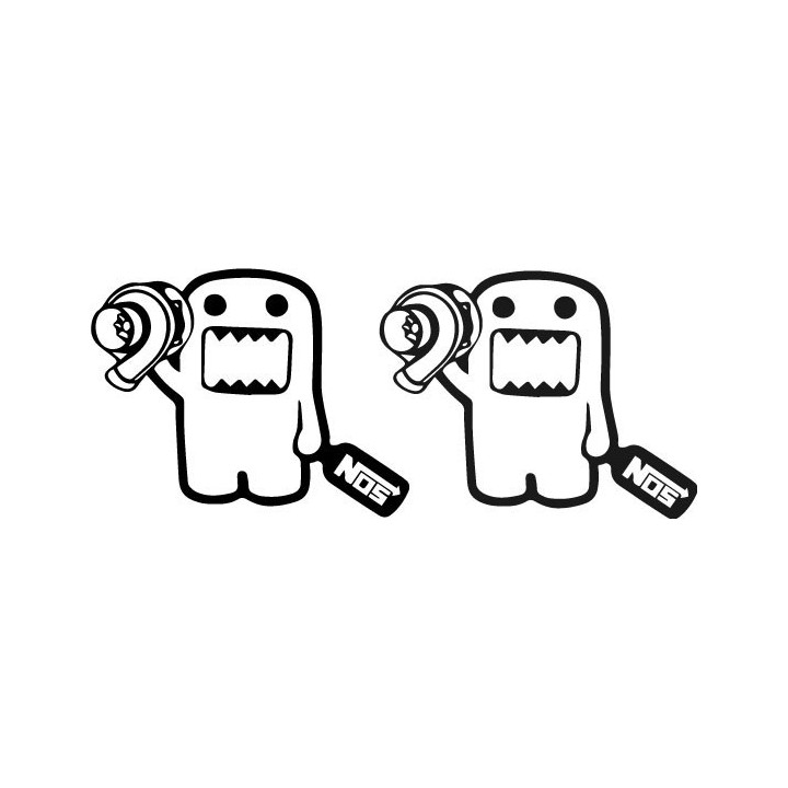Buy Domo Nos Jdm Decal Sticker Online