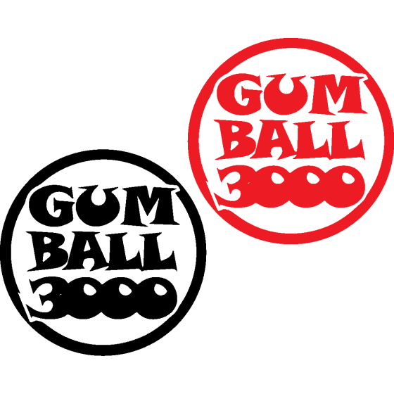 2x Gumball Decals Stickers