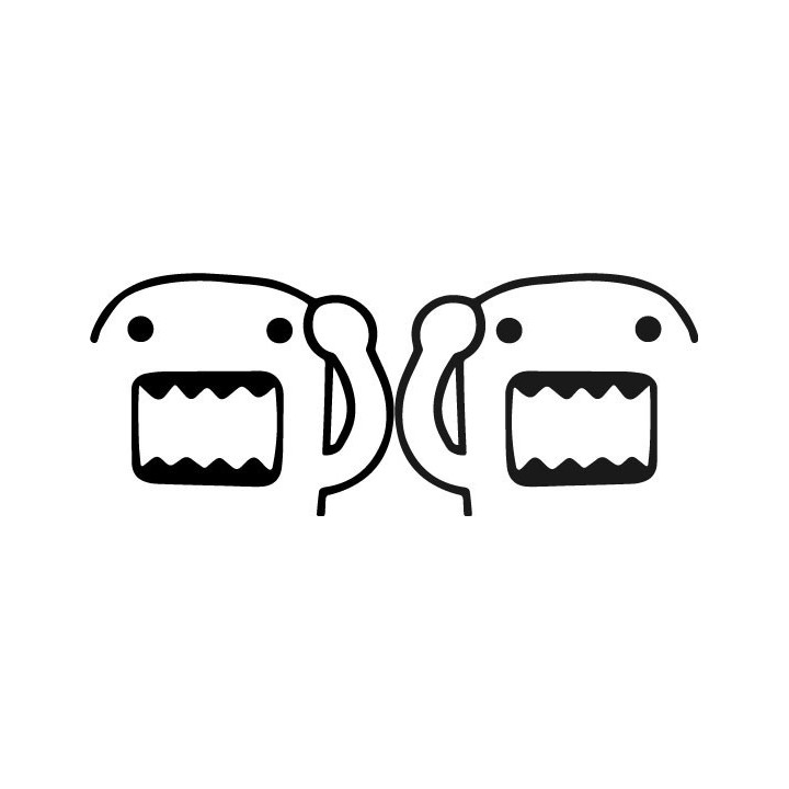 Buy Domo Peek A Boo 2 Decal Sticker Online