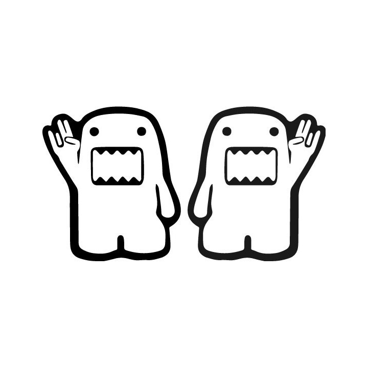 Buy Domo Shocker Jdm Decal Sticker Online