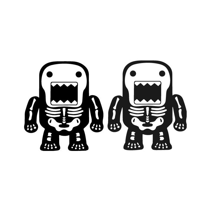 Buy Domo Skelet Jdm Decal Sticker Online