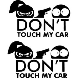 Buy Dont Touch My Car Decal Sticker Online