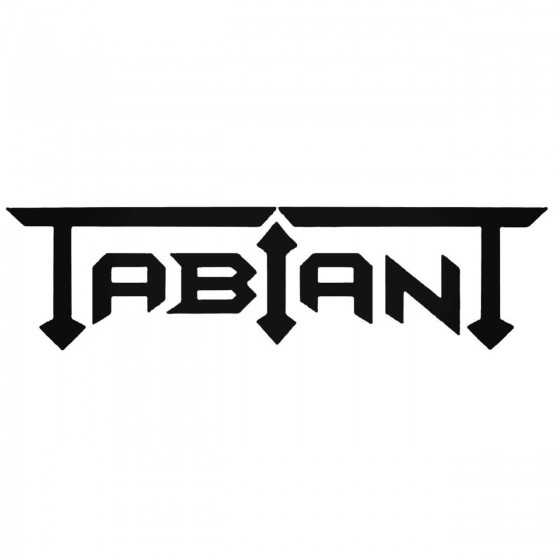 Tabiant Band Decal Sticker