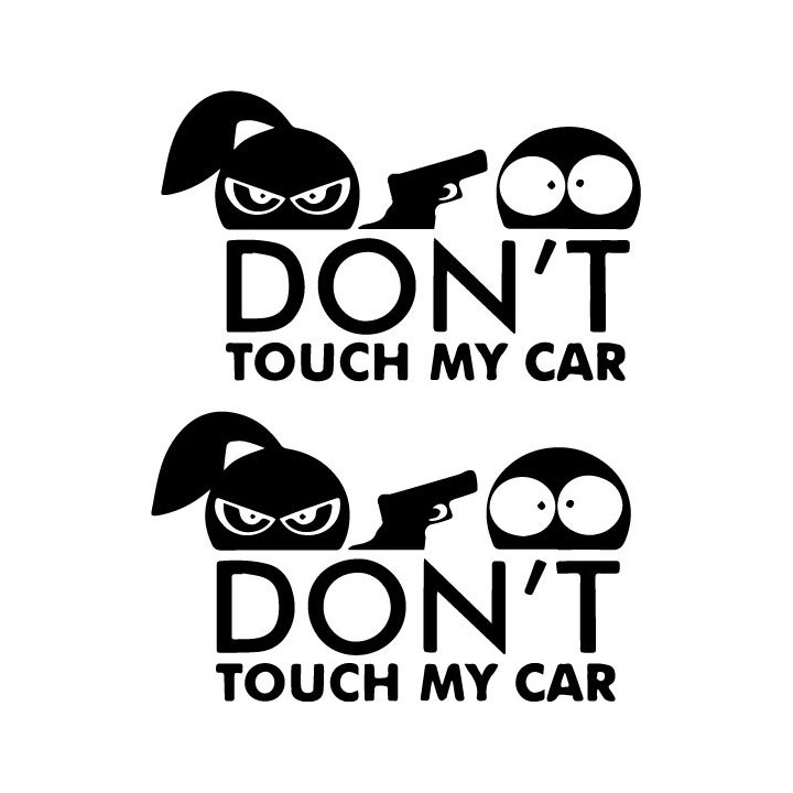 Buy Dont Touch My Car Decal Sticker Online