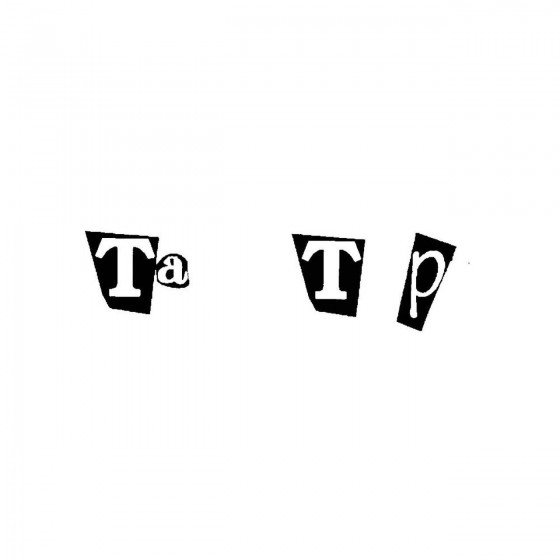Tabletopsband Logo Vinyl Decal