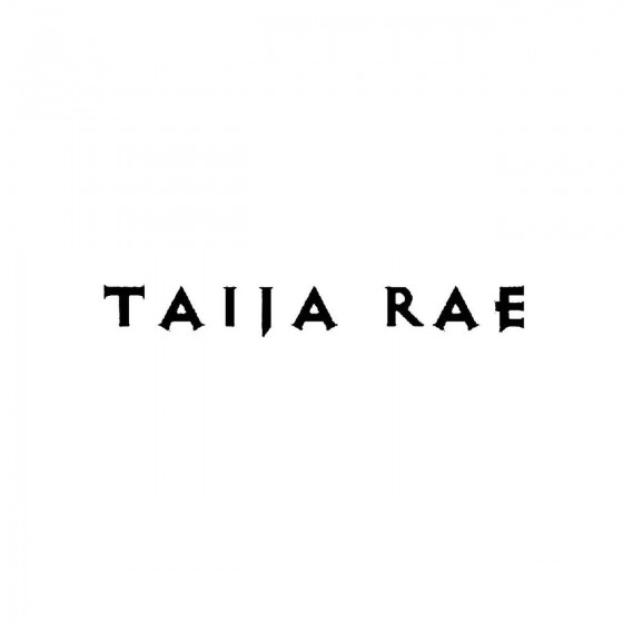 Taija Raeband Logo Vinyl Decal