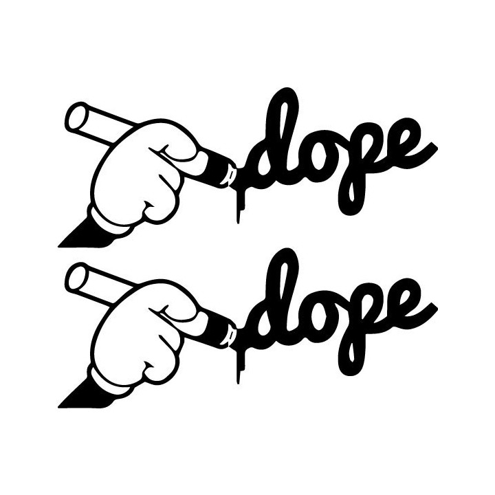 Buy Dope 18 Decal Sticker Online