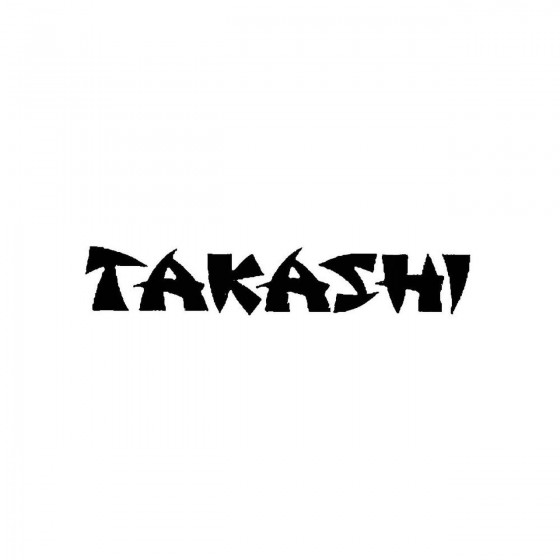 Takashiband Logo Vinyl Decal