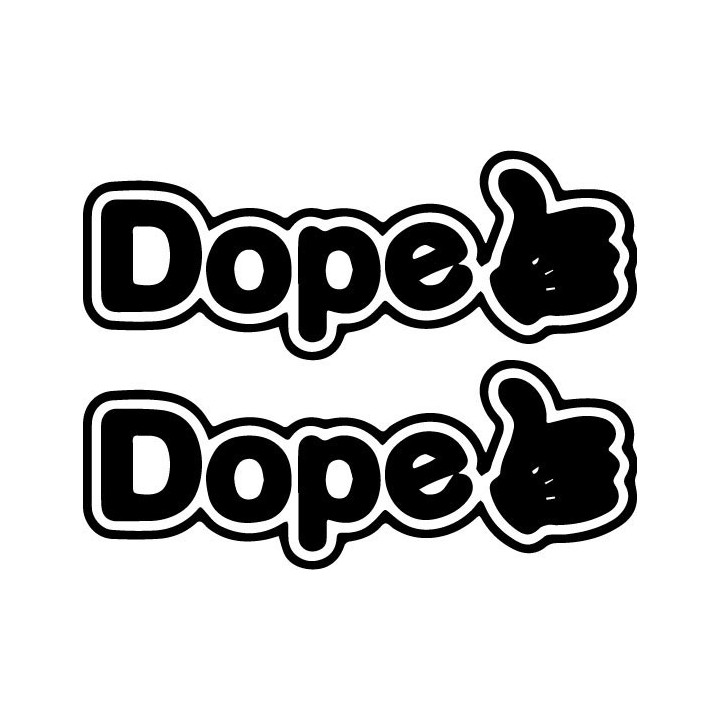 Buy Dope Jdm Japanese 3 Decal Sticker Online