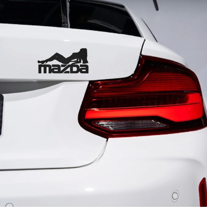 Buy Mazda Sexy Lady Decal Sticker 2 Online