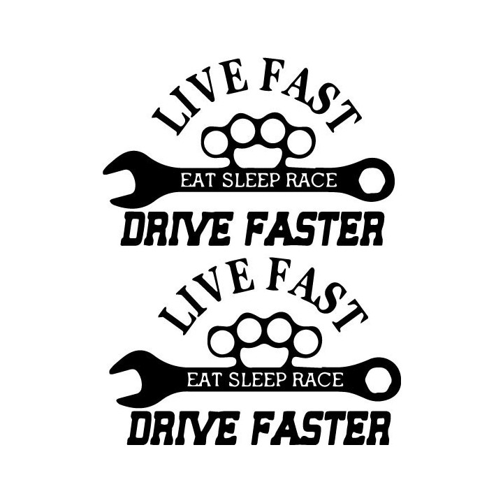 Buy Drive Faster Decal Sticker Online
