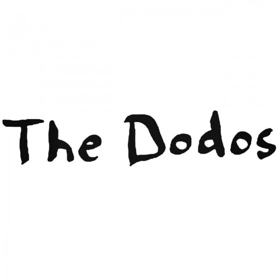 The Dodos Band Decal Sticker