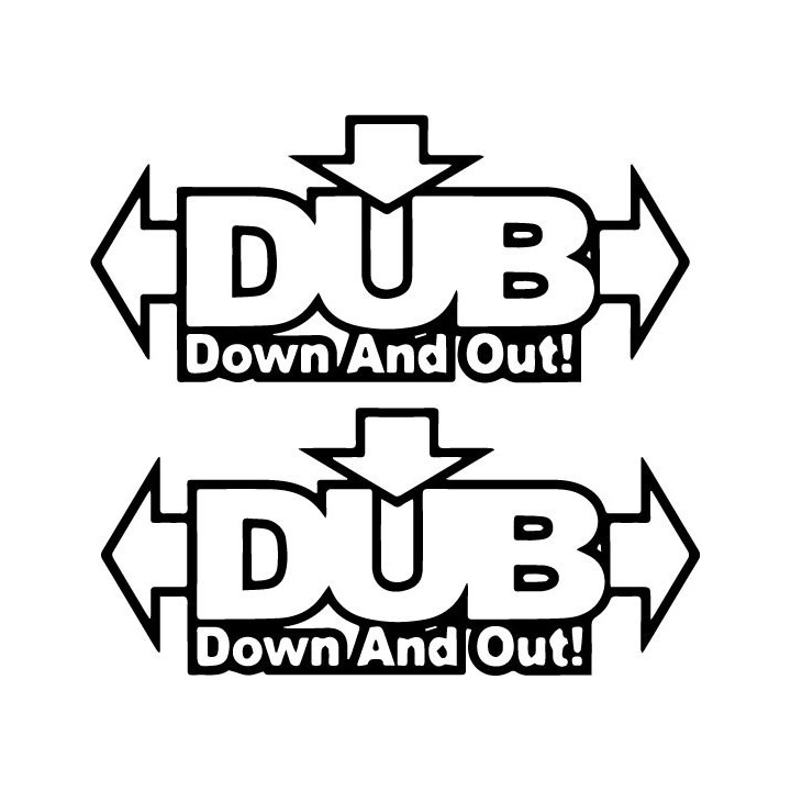 Buy Dub 1 Decal Sticker Online
