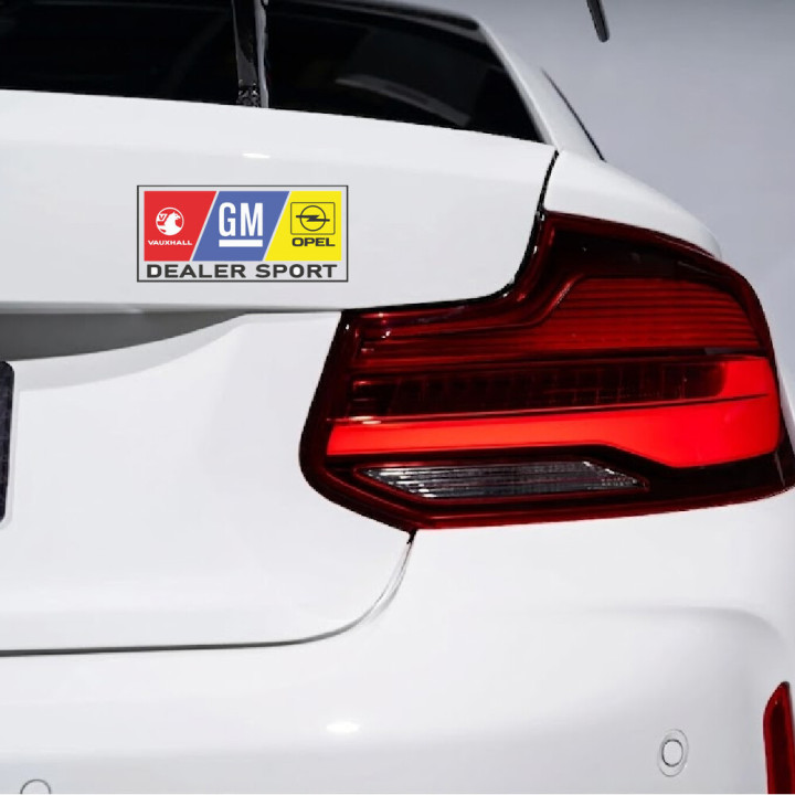 2x Vauxhall Opel Dealer Sport Stickers Decals - DecalsHouse