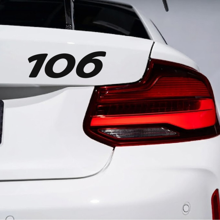 Buy Peugeot 106 Vinyl Decal Sticker Online