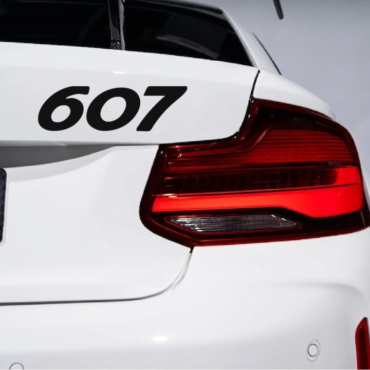 Buy Peugeot 607 Decal Sticker Online