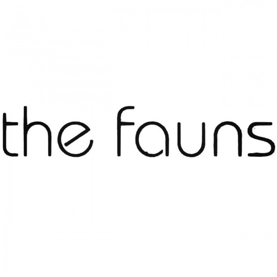 The Fauns Band Decal Sticker