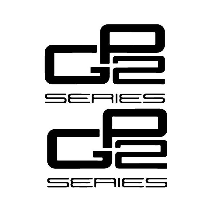GP2 Series Stickers – Formula 2 Racing Decals (2-Pack)