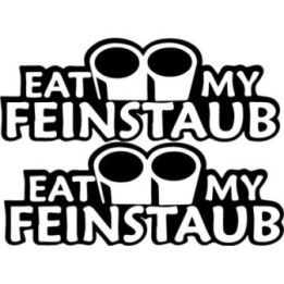 Buy Eat My Feinstaub Decal Sticker Online