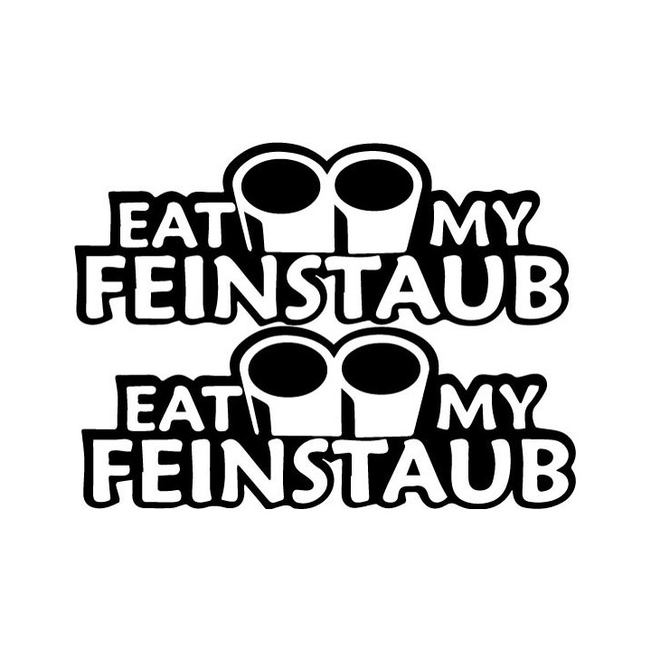 Buy Eat My Feinstaub Decal Sticker Online